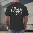 Graduation For Her Him 2019 Class Men's Back Print T-Shirt