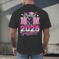 Graduation 2025 Proud Mom Of 2025 Graduate Floral Women Men's Back Print T-Shirt