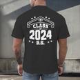 Graduation BS Class Of 2024 Grad Congratulations Graduate Men's Back Print T-Shirt