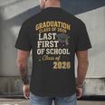 Graduation Class Of 2026 My Last First Day Of School Senior Men's Back Print T-Shirt