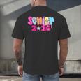 Graduation Class Of 2026 Senior Pink Coquette Bow 2026 Grade Men's Back Print T-Shirt