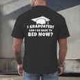 Graduation Motivation Joke University High School Student Men's Back Print T-Shirt
