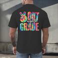 Graduation Peace Sign Out Eighth Grade Tie Dye Hippie Men's Back Print T-Shirt