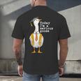 Graduation Senior Silly Goose Today Im A Serious Goose Men's Back Print T-Shirt