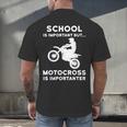 Graduation Shirt For Dirtbike Motocross Riders Men's Back Print T-Shirt