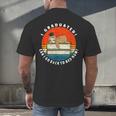 Graduation Sloth Can I Go Back To Bed Now Vintage Men's Back Print T-Shirt