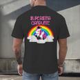 Graduation Unicorn Superstar Magical Colorful Rainbow Tshirt Men's Back Print T-Shirt