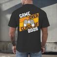 Graduation Video Gamer Game Over Class Of 2026 Senior Men's Back Print T-Shirt