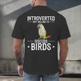 Green Cheek Conure Introvert Parrot Bird Conure Men's Back Print T-Shirt Green Cheek Conure Introvert Parrot Bird Conure Men's Back Print T-Shirt