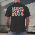 Groovy Senior Class Of 2026 My Last First Day Graduation 26 Men's Back Print T-Shirt