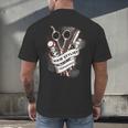 Hairdresser Gift Idea Graduation Tattoo Craft Hairstylist Men's Back Print T-Shirt