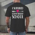Hairstylist Cosmetology School Graduation Graduate Tee Men's Back Print T-Shirt