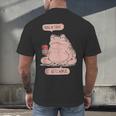 Hang In There It Gets Worse Introverts Anti Valentines Day Men's Back Print T-Shirt
