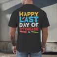 Happy Last Day Of 2nd Grade Shirt Second Grade Graduation Men's Back Print T-Shirt