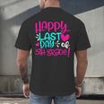 Happy Last Day Of Fifth 5th Grade Teacher Student Graduation Men's Back Print T-Shirt