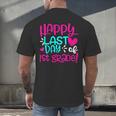 Happy Last Day Of First 1st Grade Teacher Student Graduation Men's Back Print T-Shirt