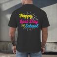 Happy Last Day Of School Graduation Teacher Students Men's Back Print T-Shirt