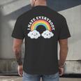 I Hate Everybody Rainbow Sarcastic Grumpy Introvert Men's Back Print T-Shirt I Hate Everybody Rainbow Sarcastic Grumpy Introvert Men's Back Print T-Shirt