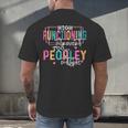 High Functioning Introvert Too Peopley Outside Men's Back Print T-Shirt High Functioning Introvert Too Peopley Outside Men's Back Print T-Shirt