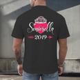 High School 2019 Senior Graduation Shirt Girls Daughter Men's Back Print T-Shirt