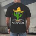 High School College Graduate Graduation Men's Back Print T-Shirt