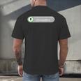 High School Or College Graduation Achievement Unlocked Men's Back Print T-Shirt