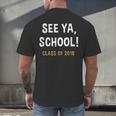 High School Graduation Class Of 2018 Shirt Men's Back Print T-Shirt