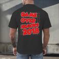 High School Graduation Tshirt Game Over Senior Class Of 2018 Men's Back Print T-Shirt