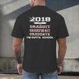 High School GraduationShirt College Graduation Men's Back Print T-Shirt