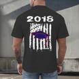 High School GraduationShirt Flag College Graduation Men's Back Print T-Shirt