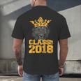 High School King Graduation Shirt Class Of 2018 Seniors Men's Back Print T-Shirt