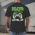 High School Level Complete Class Of 2024 Graduation Men's Back Print T-Shirt