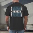 Hockey Senior Night Hockey Senior 2025 Graduation 50 Men's Back Print T-Shirt