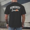 Homebody Season Introvert Fall Vibes Stay Home Men's Back Print T-Shirt Homebody Season Introvert Fall Vibes Stay Home Men's Back Print T-Shirt
