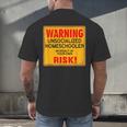 Homeschool Homeschooler Home Lesson Introvert Student Men's Back Print T-Shirt Homeschool Homeschooler Home Lesson Introvert Student Men's Back Print T-Shirt