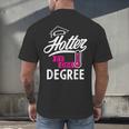 Hotter By One Degree Graduation Men's Back Print T-Shirt