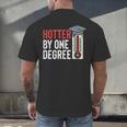 Hotter By One Degree Phd MBA College Graduation Men's Back Print T-Shirt
