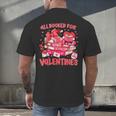 HUGvyn All Booked For Valentines Teacher Book Reading Heart Men's Back Print T-Shirt HUGvyn All Booked For Valentines Teacher Book Reading Heart Men's Back Print T-Shirt