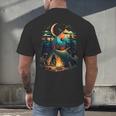 Id Rather Be Camping Great Outdoors Love Glamping Introvert Men's Back Print T-Shirt