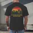 Id Rather Be Playing With My Disc Introvert Disc Golf Men's Back Print T-Shirt Id Rather Be Playing With My Disc Introvert Disc Golf Men's Back Print T-Shirt