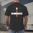 And I'm Done Rocket Graduation Retro Look Men's Back Print T-Shirt