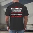 I'm A Mechanical Engineer Graduation Mechanical Engineers Men's Back Print T-Shirt