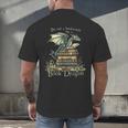 I'm Not A Bookworm I'm A Book Dragon Men's Back Print T-Shirt