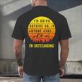 I'm Outstanding Retro Introvert Mountain Trip Lover Men's Back Print T-Shirt I'm Outstanding Retro Introvert Mountain Trip Lover Men's Back Print T-Shirt
