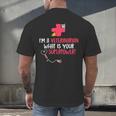 I'm A Veterinarian Vet Student Graduation Men's Back Print T-Shirt