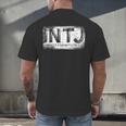 INTJ Personality Type Introvert INTJ Men's Back Print T-Shirt INTJ Personality Type Introvert INTJ Men's Back Print T-Shirt