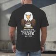 Introvert Eagle And Coffee Lovers Men's Back Print T-Shirt Introvert Eagle And Coffee Lovers Men's Back Print T-Shirt