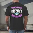 Introvert Hippie Mom Cloth Diapers Crunchy Mama Men's Back Print T-Shirt
