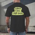 Introvert Shy Person Joke Anti-Social Quote Men's Back Print T-Shirt