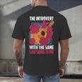 Introvert Singers Singing Sad Song Classical Music Lovers Men's Back Print T-Shirt Introvert Singers Singing Sad Song Classical Music Lovers Men's Back Print T-Shirt